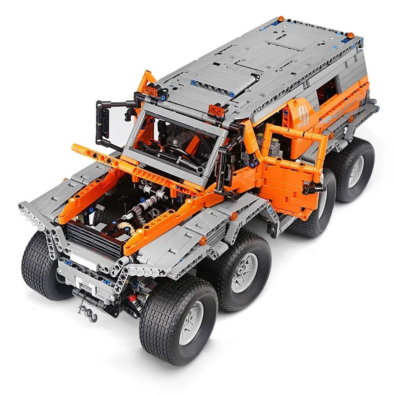 Building Blocks Tech MOC APP Motorized Siberian Off-Road Truck Bricks Toys Construction Set Toys - 5