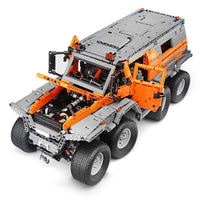 Thumbnail for Building Blocks Tech MOC APP Motorized Siberian Off-Road Truck Bricks Toys - 5