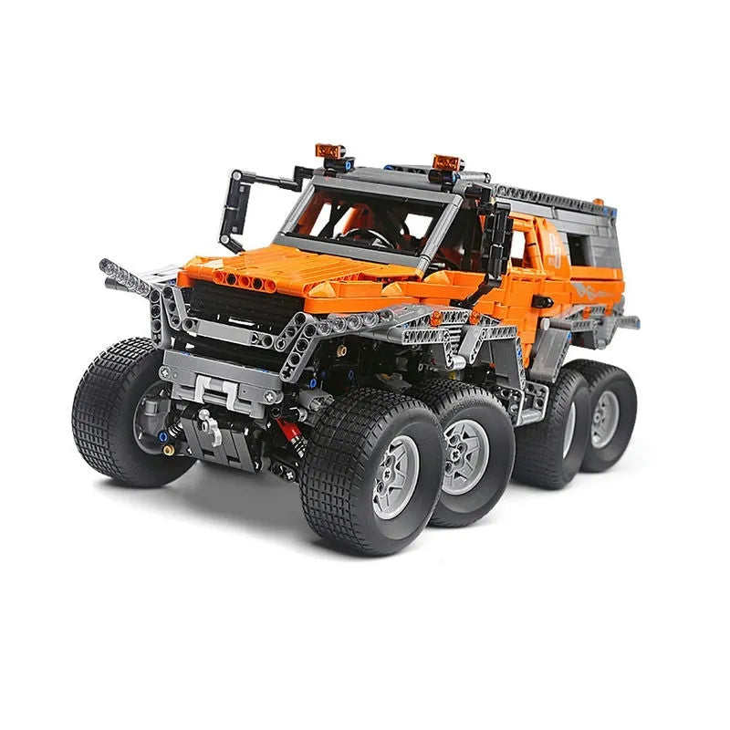 Building Blocks Tech MOC APP Motorized Siberian Off-Road Truck Bricks Toys Construction Set Toys - 11