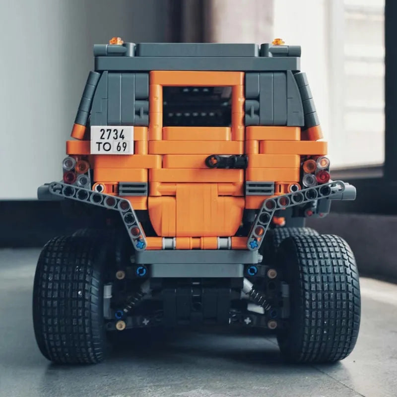 Building Blocks Tech MOC APP Motorized Siberian Off-Road Truck Bricks Toys Construction Set Toys - 14
