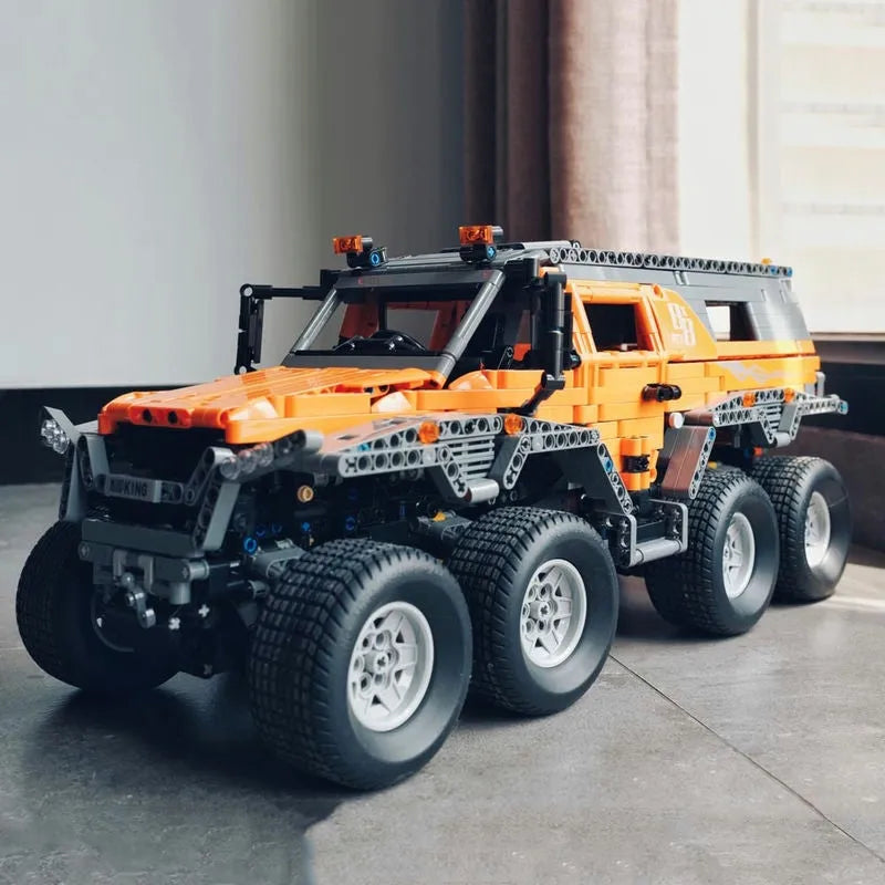Building Blocks Tech MOC APP Motorized Siberian Off-Road Truck Bricks Toys Construction Set Toys - 12
