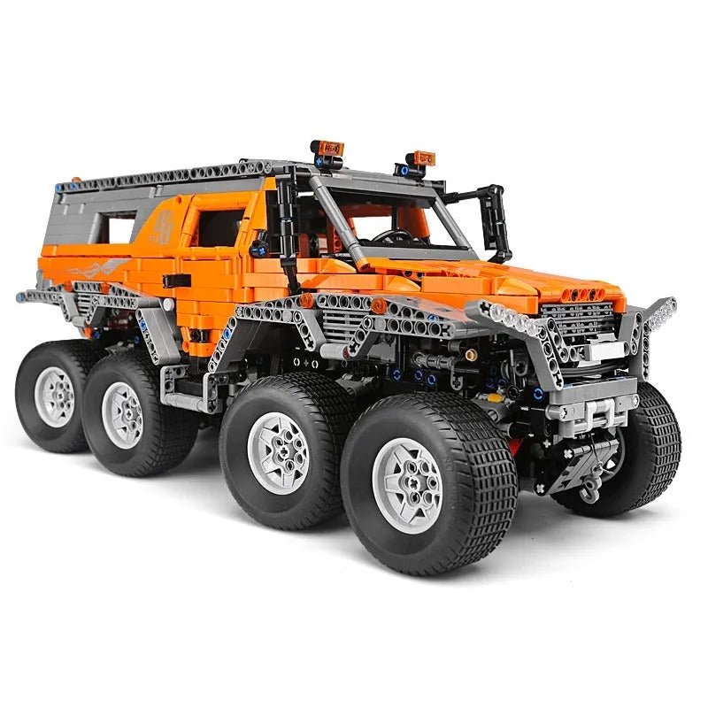 Building Blocks Tech MOC APP Motorized Siberian Off-Road Truck Bricks Toys Construction Set Toys - 4