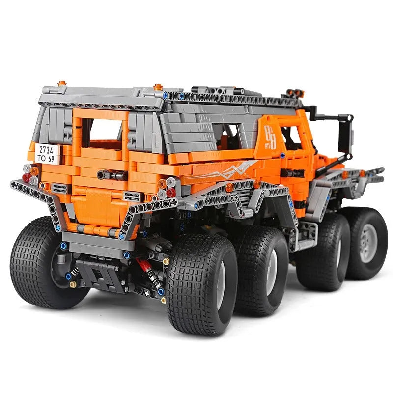 Building Blocks Tech MOC APP Motorized Siberian Off-Road Truck Bricks Toys Construction Set Toys - 2