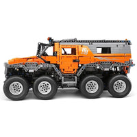Thumbnail for Building Blocks Tech MOC APP Motorized Siberian Off-Road Truck Bricks Toys - 3