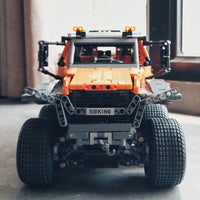 Thumbnail for Building Blocks Tech MOC APP Motorized Siberian Off-Road Truck Bricks Toys - 15