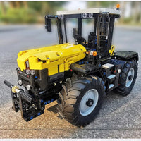 Thumbnail for Building Blocks Tech MOC APP RC Tractor Fastrac 4000ER Truck Bricks Toys 17019 Construction Set Toys - 11