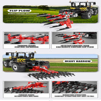 Thumbnail for Building Blocks Tech MOC APP RC Tractor Fastrac 4000ER Truck Bricks Toys 17019 Construction Set Toys - 9