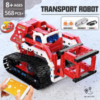 Thumbnail for Building Blocks Tech MOC APP Transport RC Robot Bricks Toy 15048 - 3