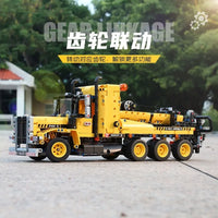 Thumbnail for Building Blocks Tech MOC City Heavy Tow Rescue Truck Bricks Toys 17011 - 10