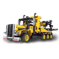 Thumbnail for Building Blocks Tech MOC City Heavy Tow Rescue Truck Bricks Toys 17011 - 15
