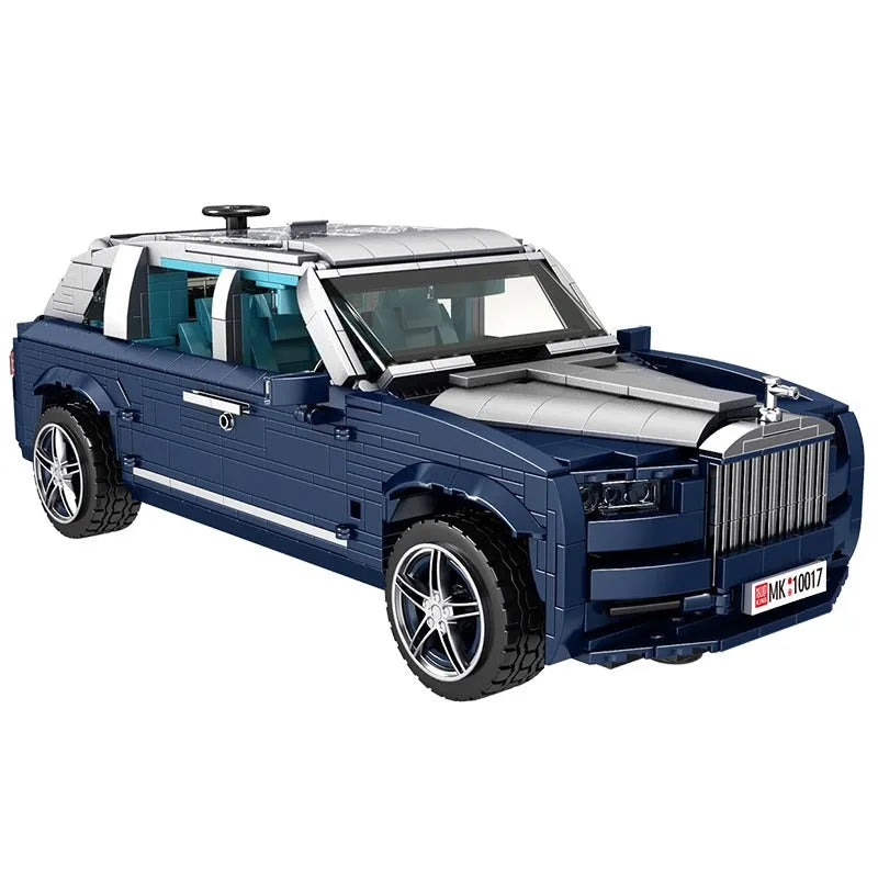 Building Blocks Tech MOC Classic Car RR Cullinan Bricks Toys Kids 10017 Construction Set Toys - 5