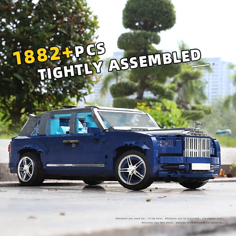 Building Blocks Tech MOC Classic Car RR Cullinan Bricks Toys Kids 10017 Construction Set Toys - 10