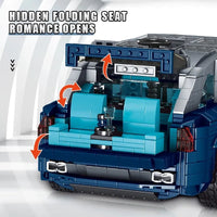 Thumbnail for Building Blocks Tech MOC Classic Car RR Cullinan Bricks Toys Kids 10017 Construction Set Toys - 8