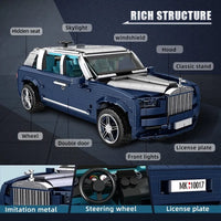 Thumbnail for Building Blocks Tech MOC Classic Car RR Cullinan Bricks Toys Kids 10017 Construction Set Toys - 7