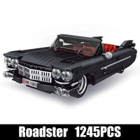 Thumbnail for Building Blocks Tech MOC Classic Vintage Car Cadillac Eldorado Bricks Toy 10012 - 3