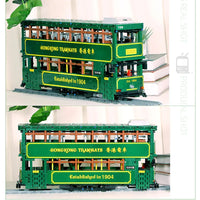 Thumbnail for Building Blocks Tech MOC KB120 RC Hong Kong Tramways Train Bricks Toy Construction Set Toys - 12