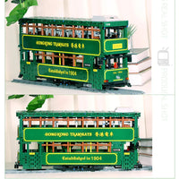 Thumbnail for Building Blocks Tech MOC KB120 RC Hong Kong Tramways Train Bricks Toy - 12