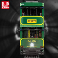 Thumbnail for Building Blocks Tech MOC KB120 RC Hong Kong Tramways Train Bricks Toy Construction Set Toys - 6