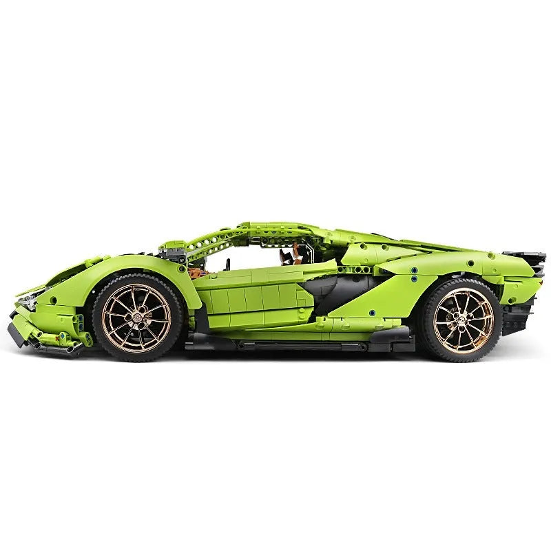 Building Blocks Tech MOC Lamborghini Hyper Racing Car Bricks Toys 13057 - 3