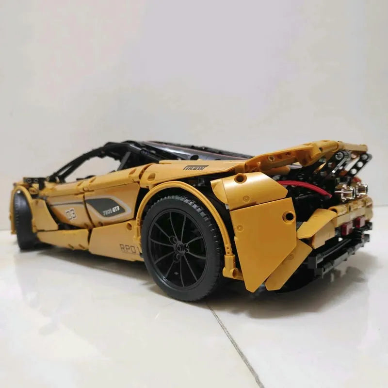 Building Blocks Tech MOC McLaren 720S Super Racing Car Bricks Toys 13145S - 14
