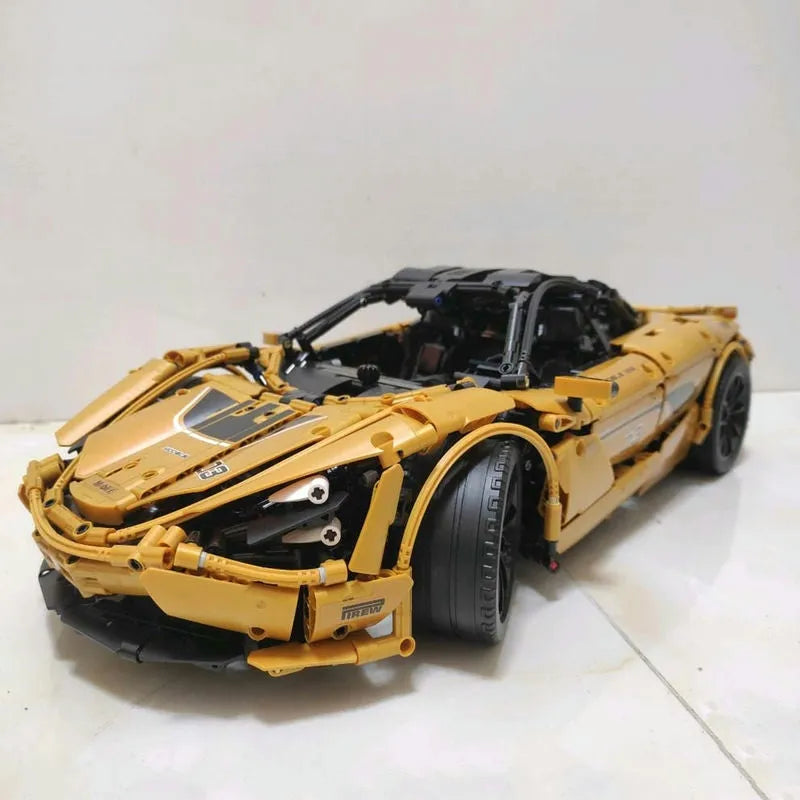 Building Blocks Tech MOC McLaren 720S Super Racing Car Bricks Toys 13145S Construction Set Toys - 13