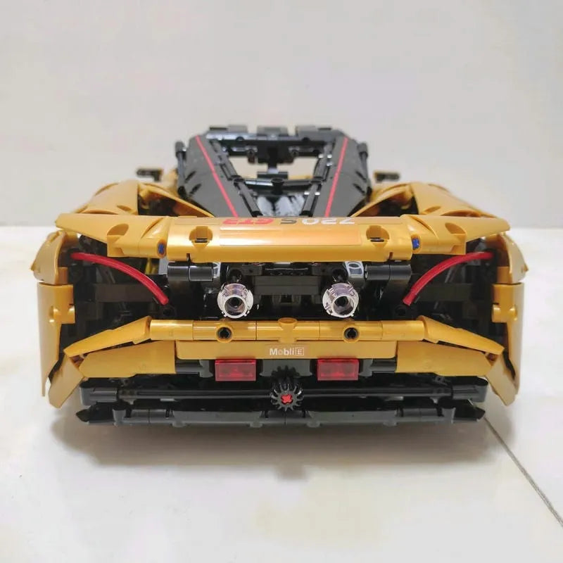 Building Blocks Tech MOC McLaren 720S Super Racing Car Bricks Toys 13145S - 11