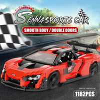 Thumbnail for Building Blocks Tech MOC McLaren Senna Racing Sports Car Bricks Toys 10007 - 3