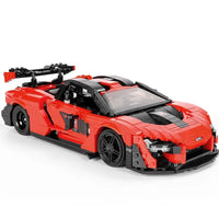 Thumbnail for Building Blocks Tech MOC McLaren Senna Racing Sports Car Bricks Toys 10007 - 6