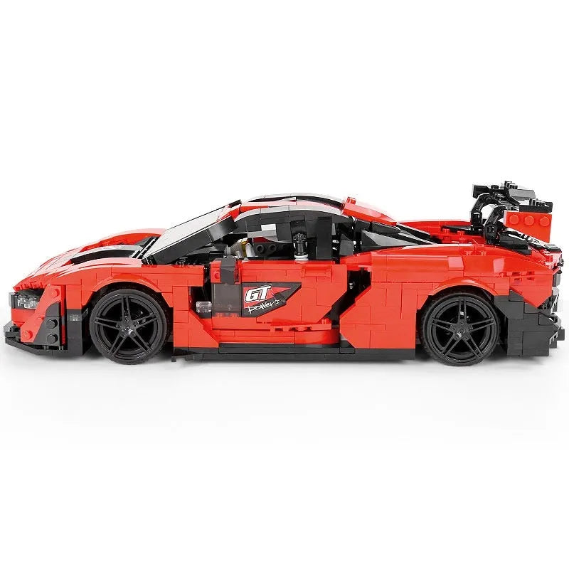 Building Blocks Tech MOC McLaren Senna Racing Sports Car Bricks Toys 10007 - 10