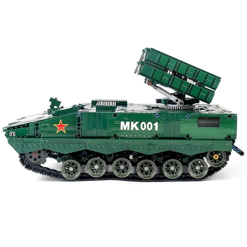 Building Blocks Tech MOC Military RC APP HJ10 Anti Tank Missile Bricks Toys - 3