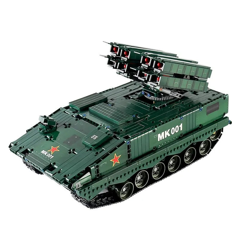 Building Blocks Tech MOC Military RC APP HJ10 Anti Tank Missile Bricks Toys - 4