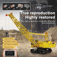 Thumbnail for Building Blocks Tech MOC Motorized APP RC Crawler Crane Bricks Toys - 3