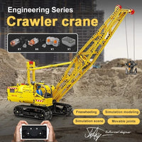 Thumbnail for Building Blocks Tech MOC Motorized APP RC Crawler Crane Bricks Toys - 2