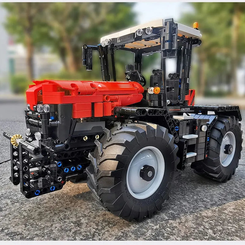 Building Blocks Tech MOC Motorized RC Fastrac Roller Tractor Truck Bricks Toy 17020 - 15