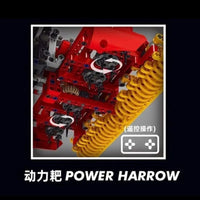 Thumbnail for Building Blocks Tech MOC Motorized RC Fastrac Roller Tractor Truck Bricks Toy 17020 - 11