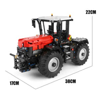 Thumbnail for Building Blocks Tech MOC Motorized RC Fastrac Roller Tractor Truck Bricks Toy 17020 - 14
