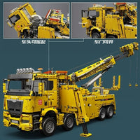 Thumbnail for Building Blocks Tech MOC Motorized RC Fire Service Rescue Truck Bricks Toy 17028 - 4