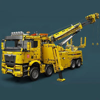 Thumbnail for Building Blocks Tech MOC Motorized RC Fire Service Rescue Truck Bricks Toy 17028 - 2
