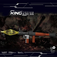Thumbnail for Building Blocks Tech MOC Motorized RPG Rocket Grenade launcher Bricks Toy 14017 - 5