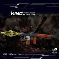 Thumbnail for Building Blocks Tech MOC Motorized RPG Rocket Grenade launcher Bricks Toy 14017 - 5