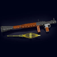 Thumbnail for Building Blocks Tech MOC Motorized RPG Rocket Grenade launcher Bricks Toy 14017 - 6