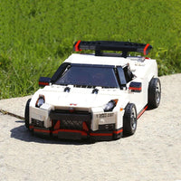 Thumbnail for Building Blocks Tech MOC Nissan GTR R35 Racing Car Bricks Toys 13104 - 4