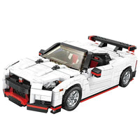 Thumbnail for Building Blocks Tech MOC Nissan GTR R35 Racing Car Bricks Toys 13104 - 1
