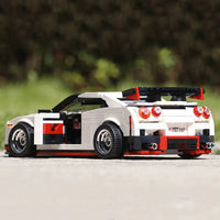 Thumbnail for Building Blocks Tech MOC Nissan GTR R35 Racing Car Bricks Toys 13104 - 8