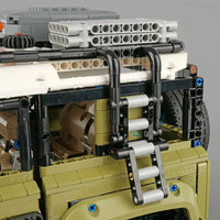 Thumbnail for Building Blocks Tech MOC Off-Road AWD Land Rovers Defender Bricks Toy - 4