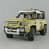 Thumbnail for Building Blocks Tech MOC Off-Road AWD Land Rovers Defender Bricks Toy - 1