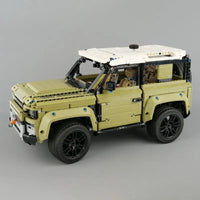 Thumbnail for Building Blocks Tech MOC Off-Road AWD Land Rovers Defender Bricks Toy - 2