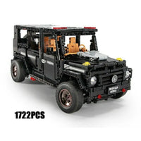 Thumbnail for Building Blocks Tech MOC Off - Road SUV G500 AWD Wagon Bricks Toys - 4