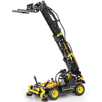 Thumbnail for Building Blocks Tech MOC Pneumatic Telescopic Forklift Truck Bricks Toy - 11