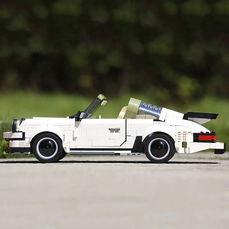 Building Blocks Tech MOC Porsche 911 Targa Racing Sports Car Bricks Toys 13103 - 8